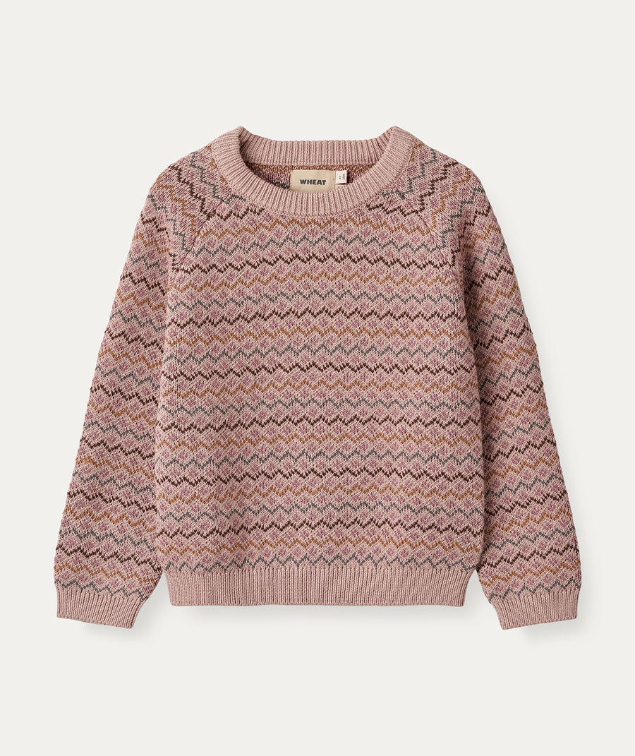 Jacquard Pullover Nanna -  Dry Rose