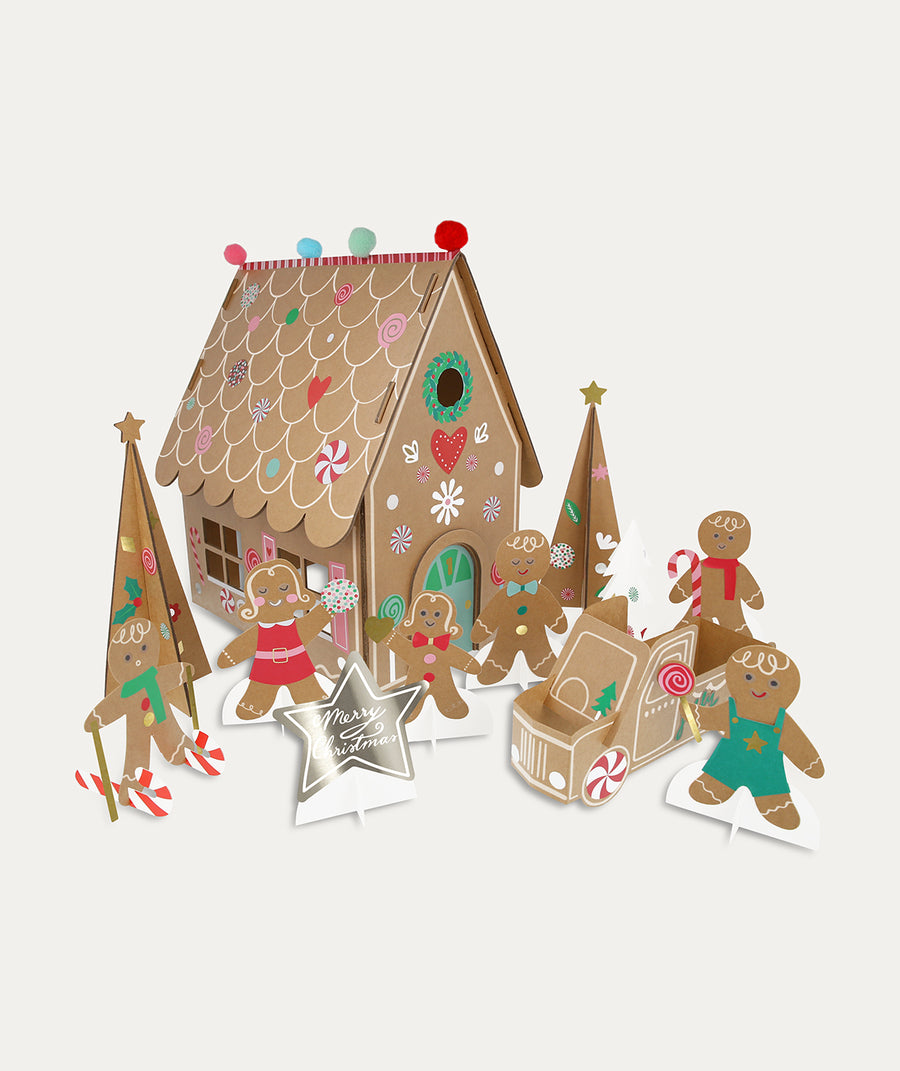 Gingerbread Sticker Advent Calendar - Multi