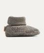 Wool Fleece Booties Lei -  Brown Melange