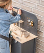 Workbench with Wooden Tools - Grey