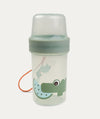 To Go 2 Way Snack Container - Croco Green