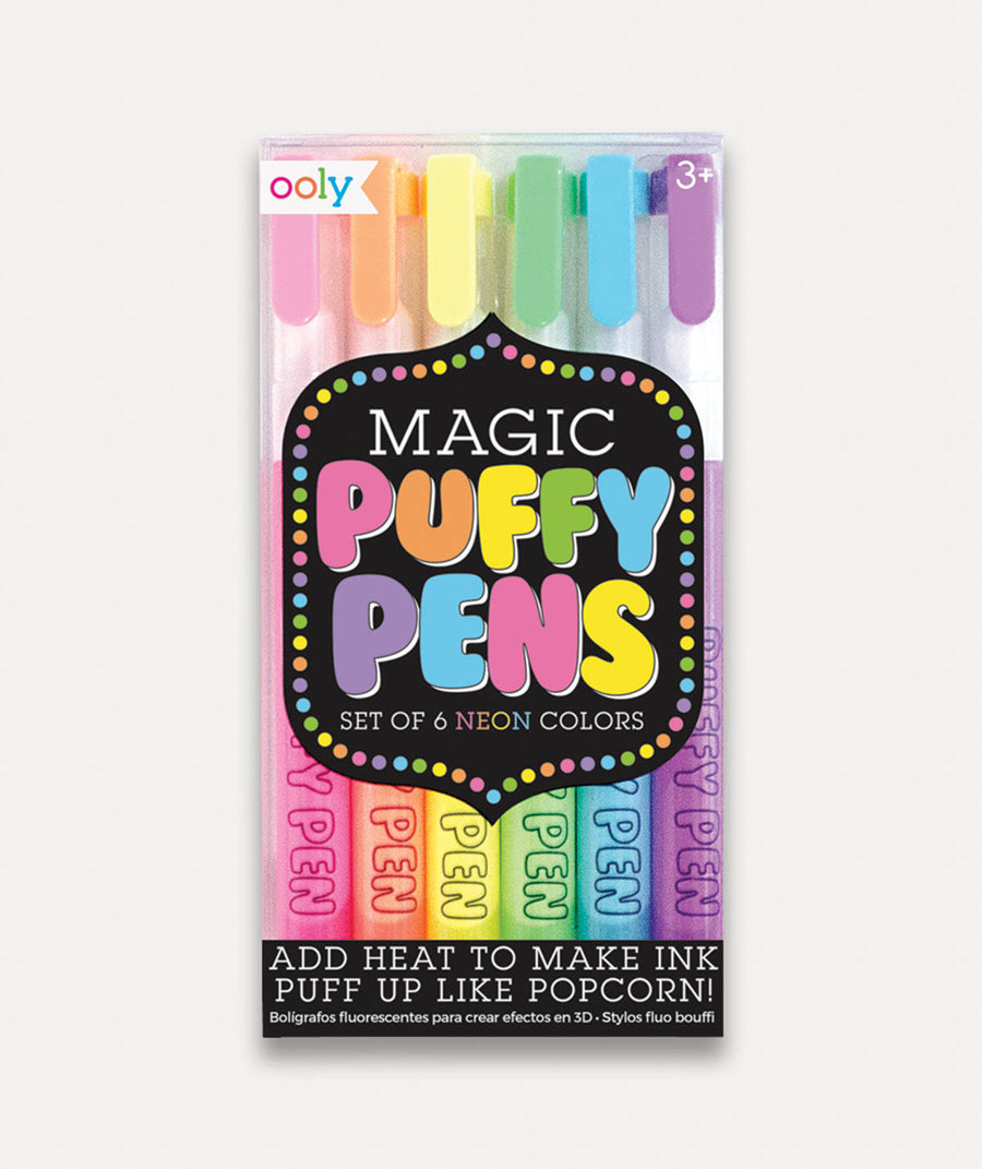 Magic Neon Puffy Pens - Multi