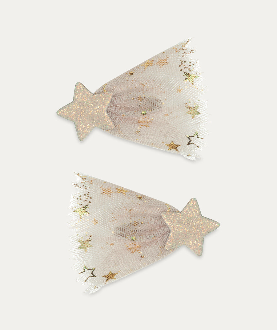 Tulle Shooting Star Clips - Multi