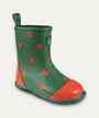 Lined Classic Wellington Boots - Red Apples