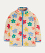 Zipped Ted Fleece Jacket - Flower Pop