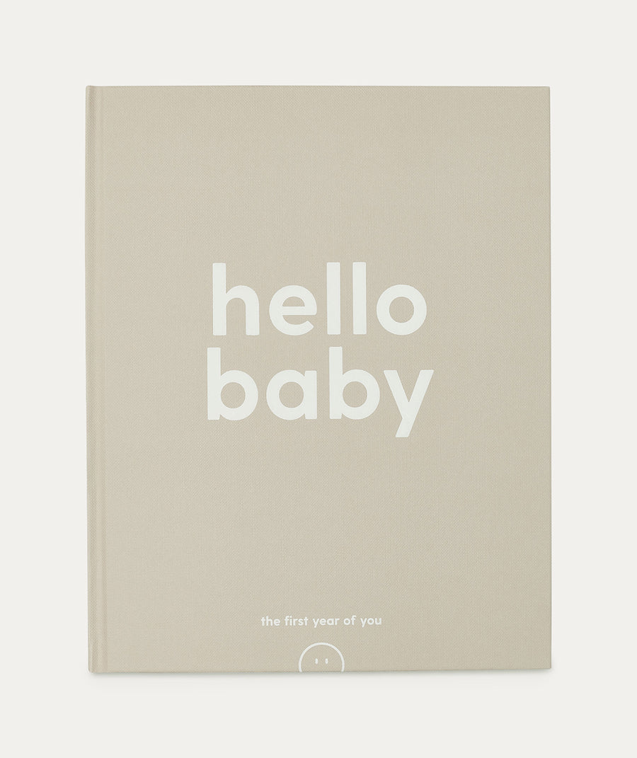 Hello Baby Book - Grey