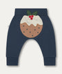 Ribbed Pudding Jogger - Blue & Navy