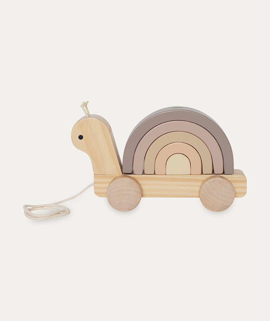 Pull Along Stacking Snail