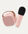 Karaoke Bluetooth Speaker with Wireless Microphone - Rose