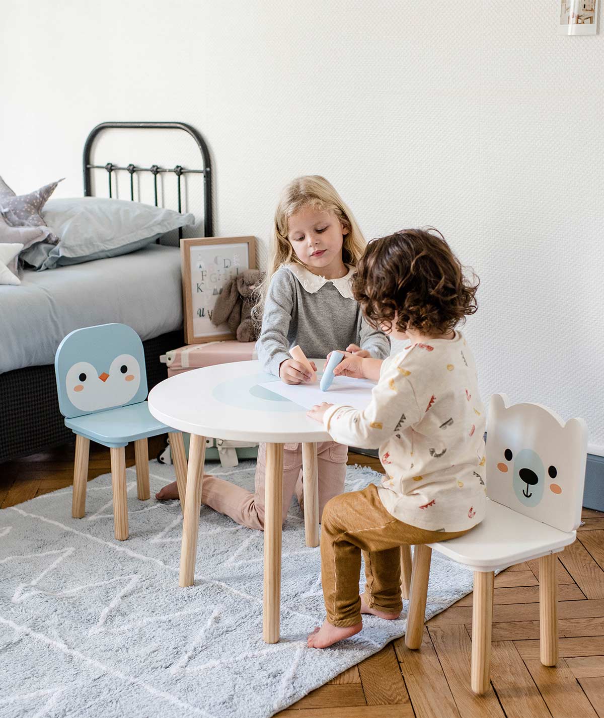 Buy the Janod Polar Table And 2 Chairs KIDLY