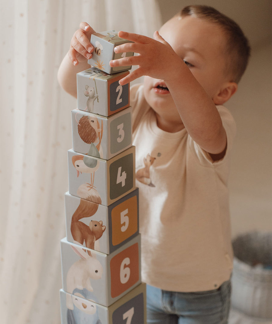 Building Blocks Cardboard - Forest Friends