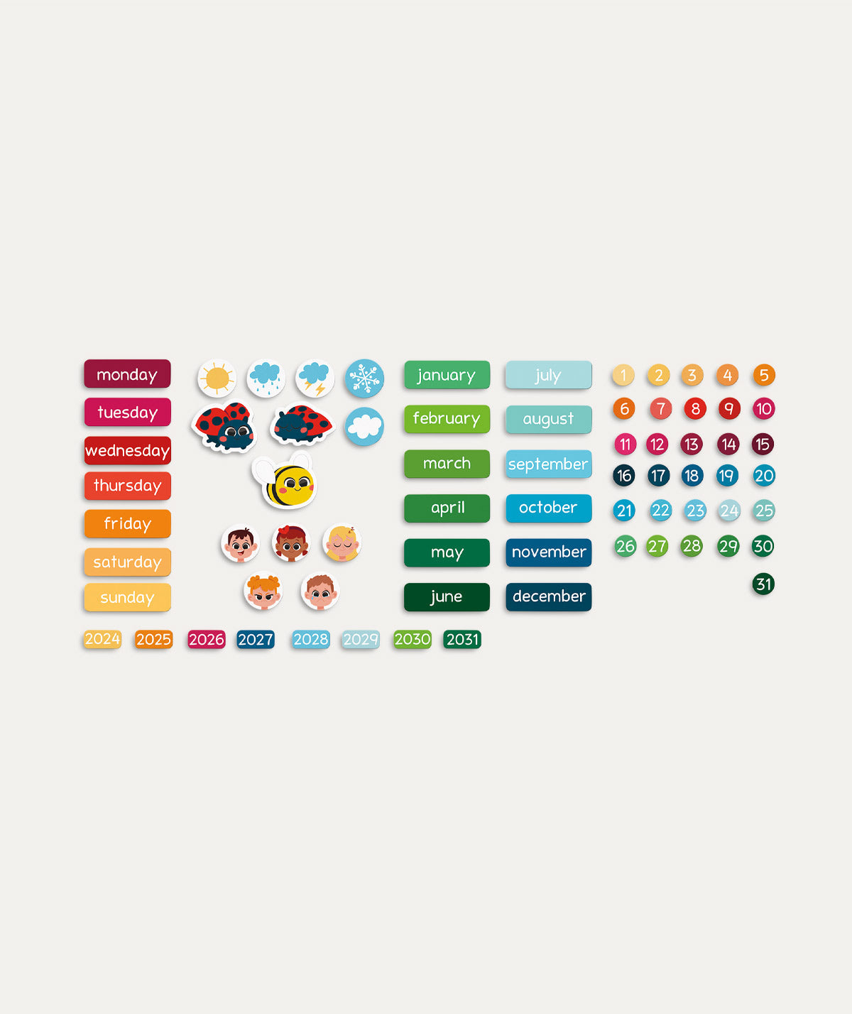 Buy the Janod Magnetic Calendar KIDLY