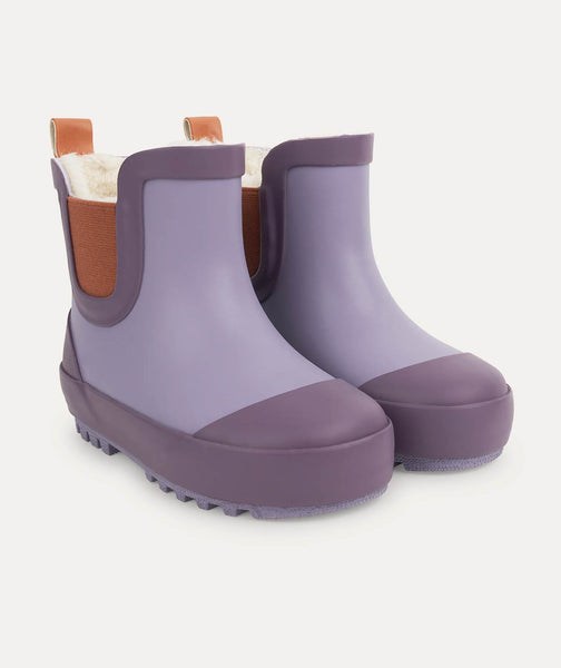 Buy the Purple KIDLY Label Short Rain Boot KIDLY