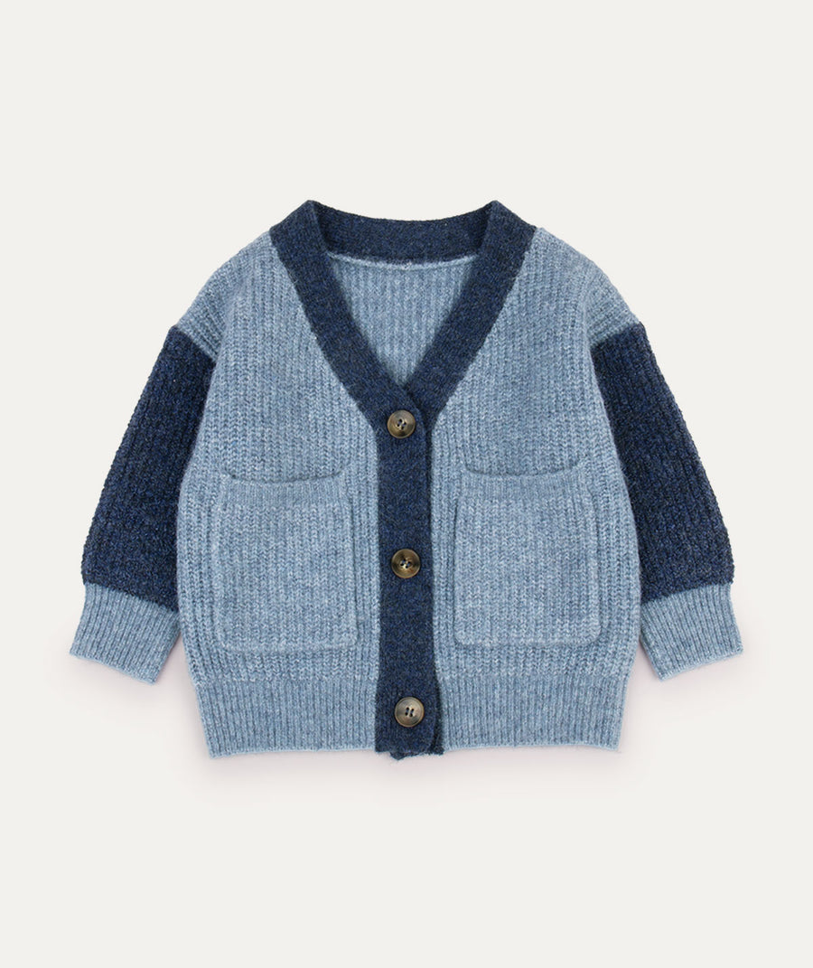 Soft Knit Cardigan - Indigo