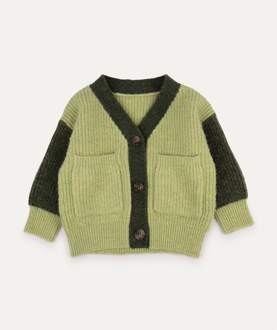 Soft Knit Cardigan - Pear