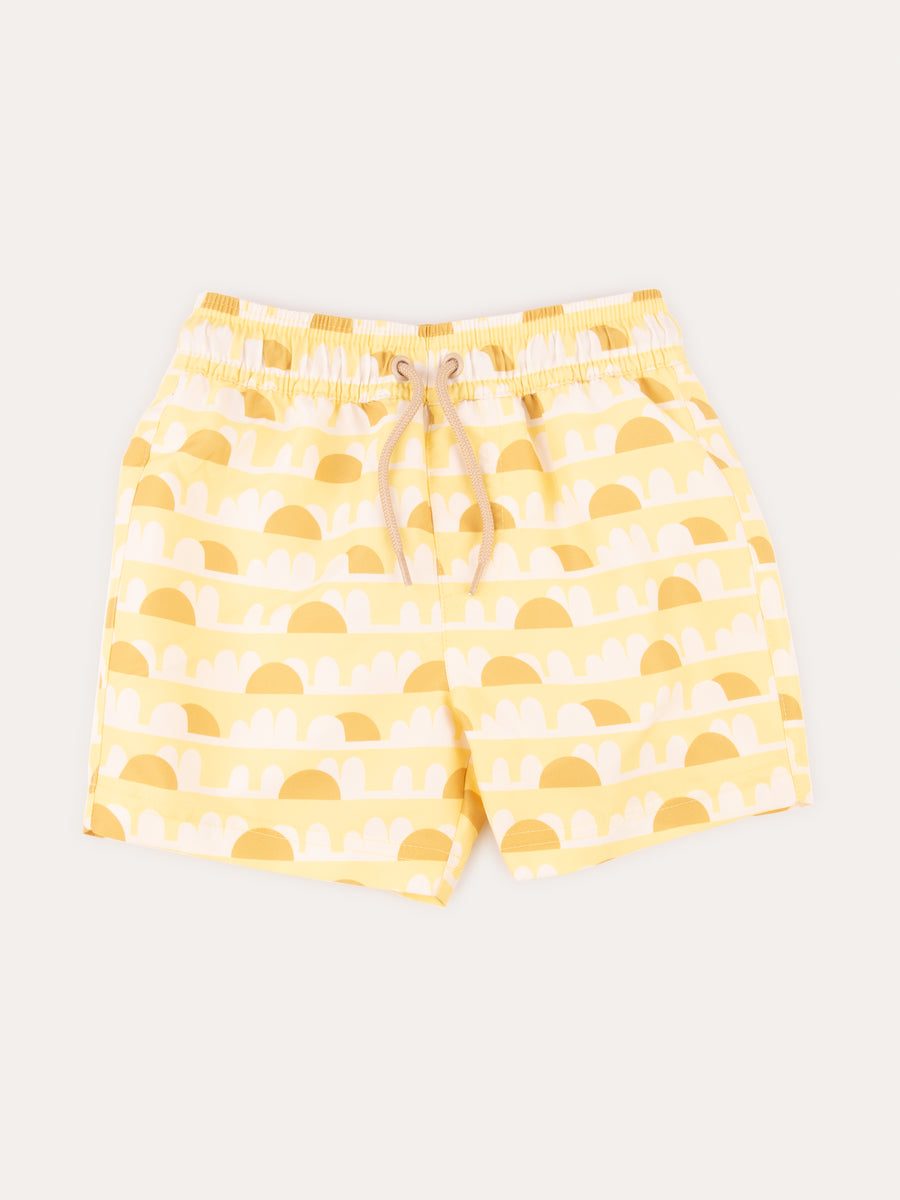 Recycled Swim Shorts -  Sunshine Print