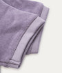 Towelling Short Sleeve Sweatshirt: Lavender Grey