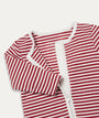 Ribbed Stripe Two Way Zip Up Sleepsuit - Multi