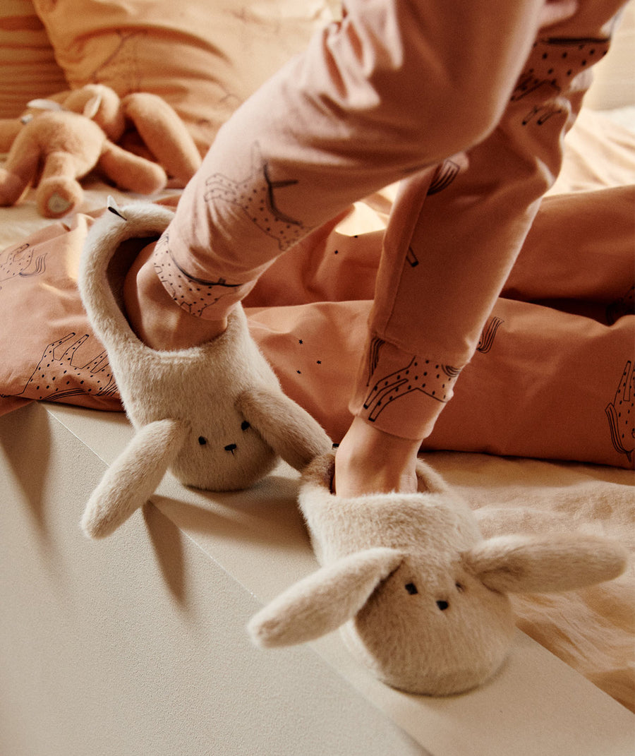 Aviaja Rabbit Slippers - Mist