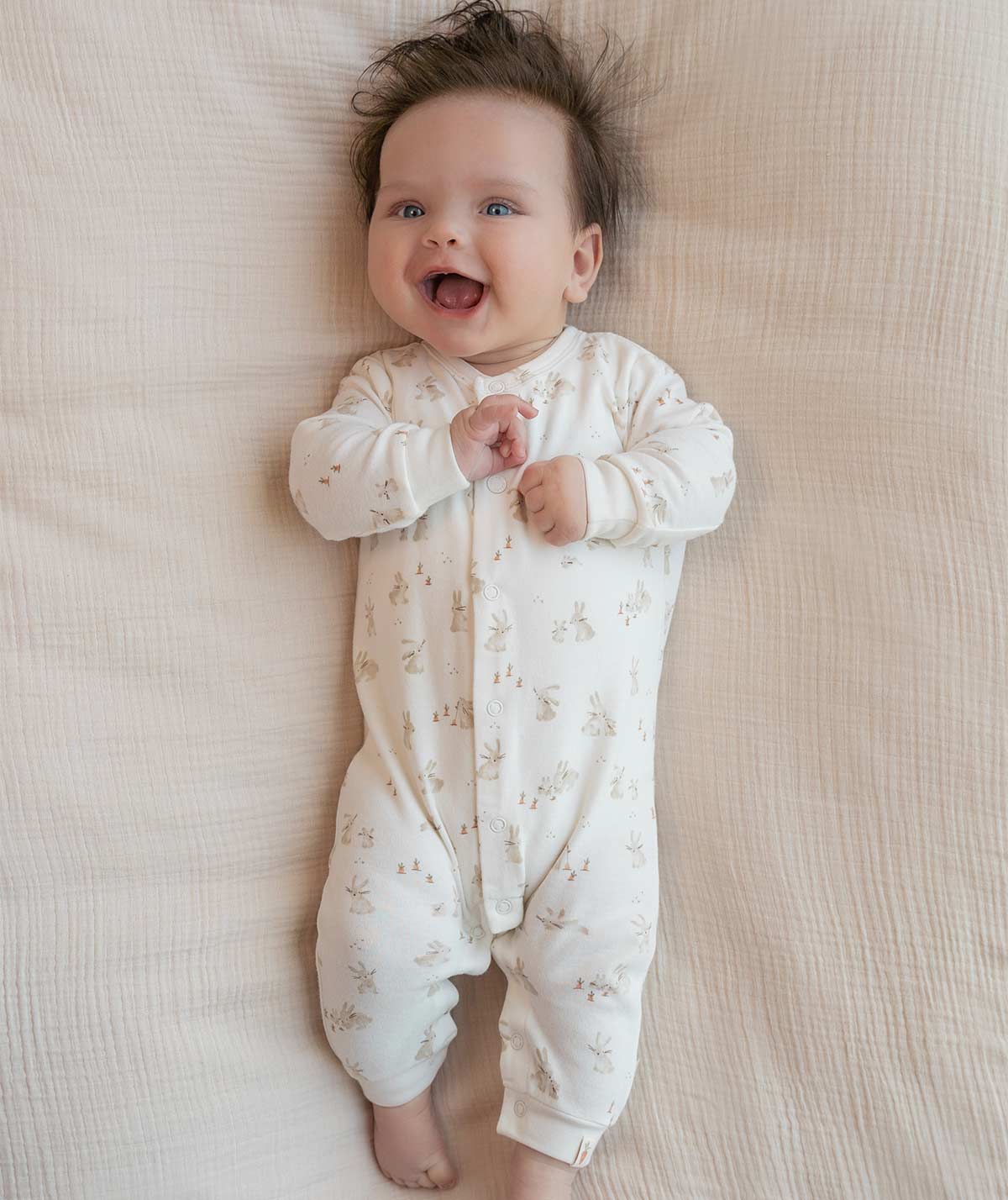 Buy the White Little Dutch One Piece Suit Baby Bunny KIDLY
