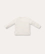 T shirt Long Sleeves Stripe - Sand/White