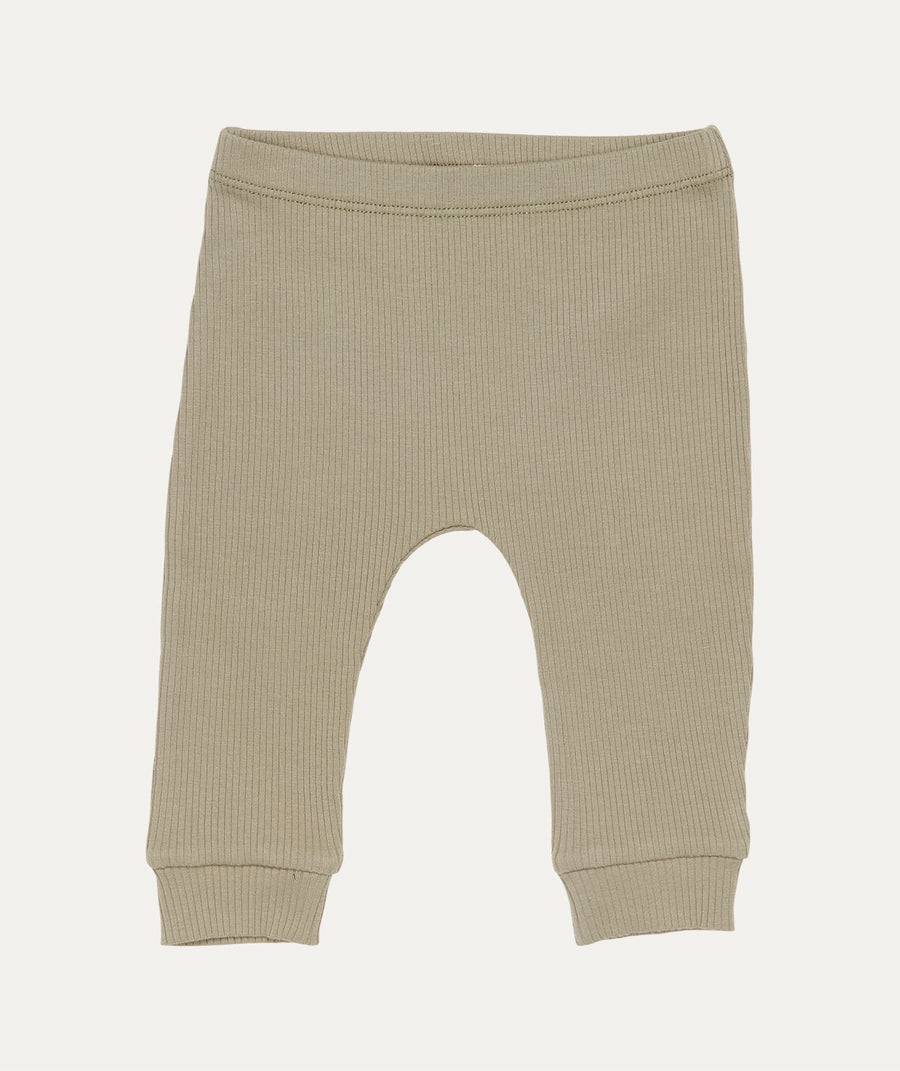 Rib Trousers - Olive