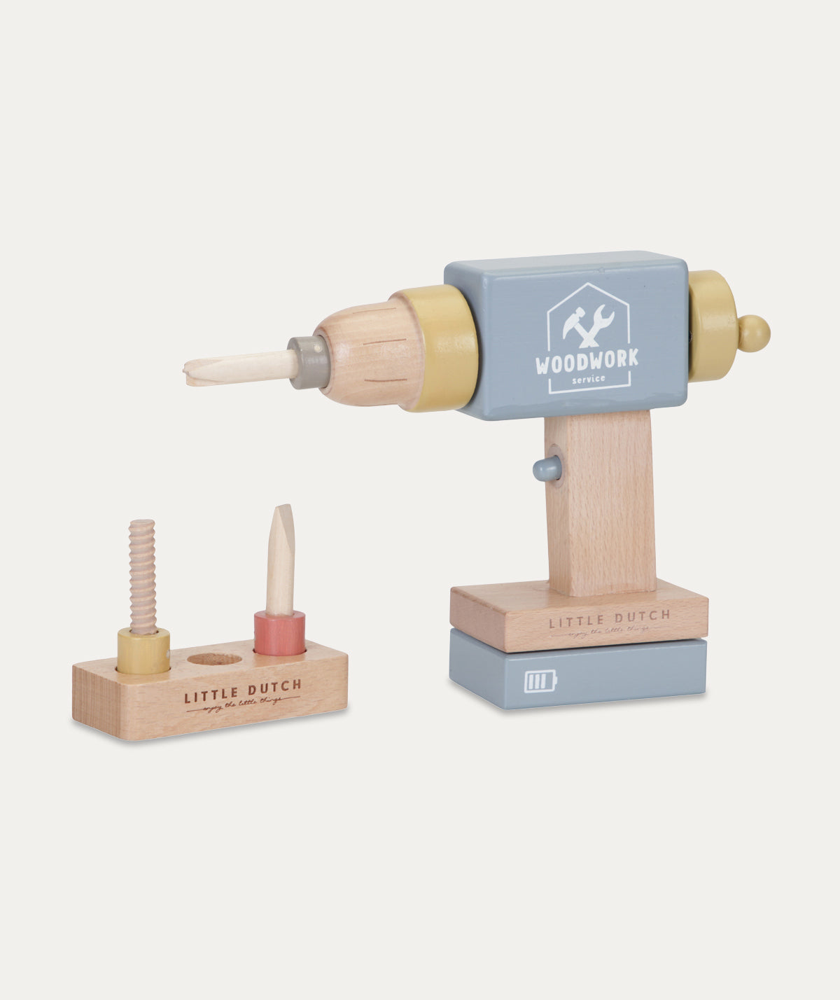 Wooden Drill Blue