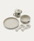 Ryle Printed Tableware Set - Dinosaurs / Mist