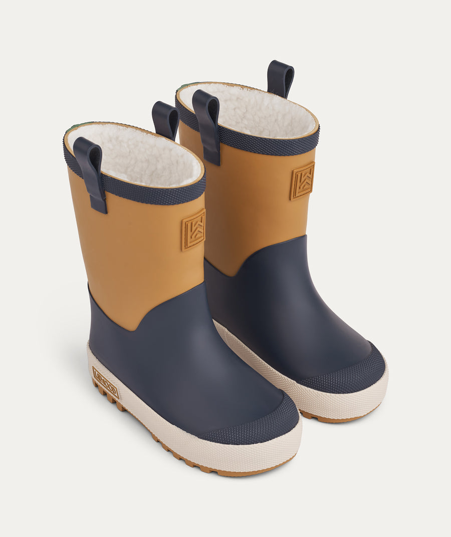 Sasha Rainboot - Classic navy multi mix