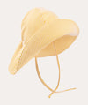 Floppy Swim Hat -  Yellow Seersucker