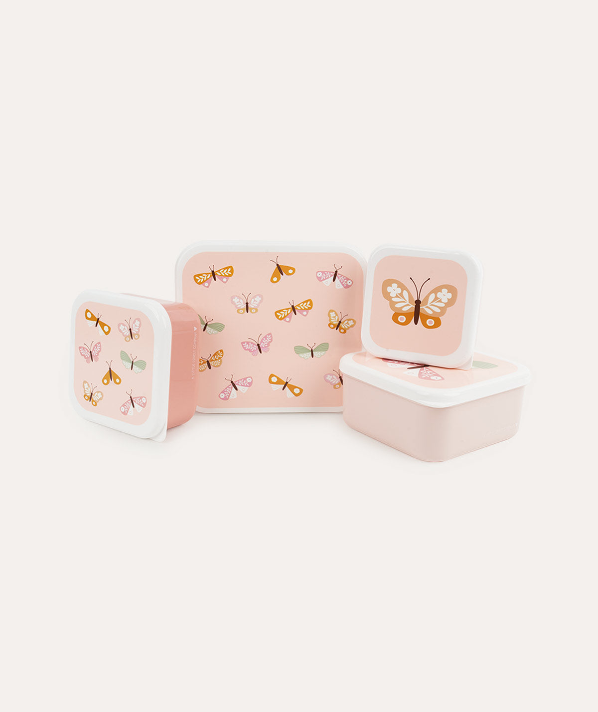 Buy The Pink A Little Lovely Company Lunch & Snack Box Set | KIDLY