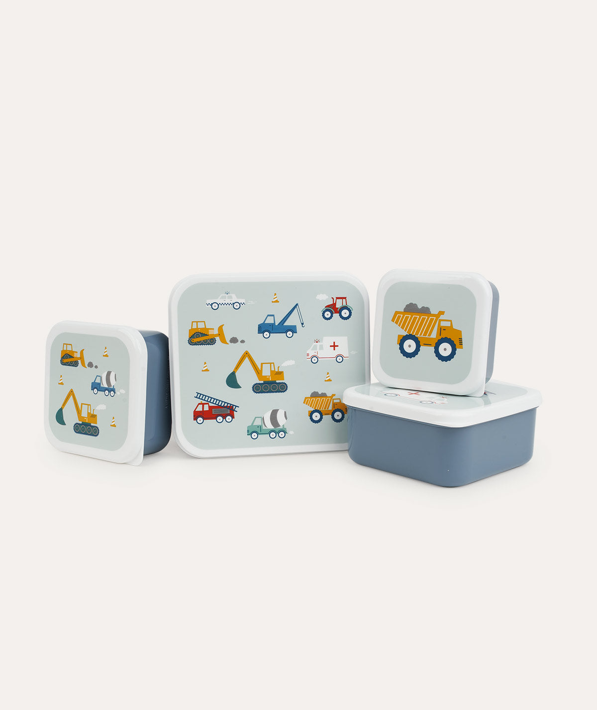 Buy the Blue A Little Lovely Company Lunch & Snack Box Set | KIDLY