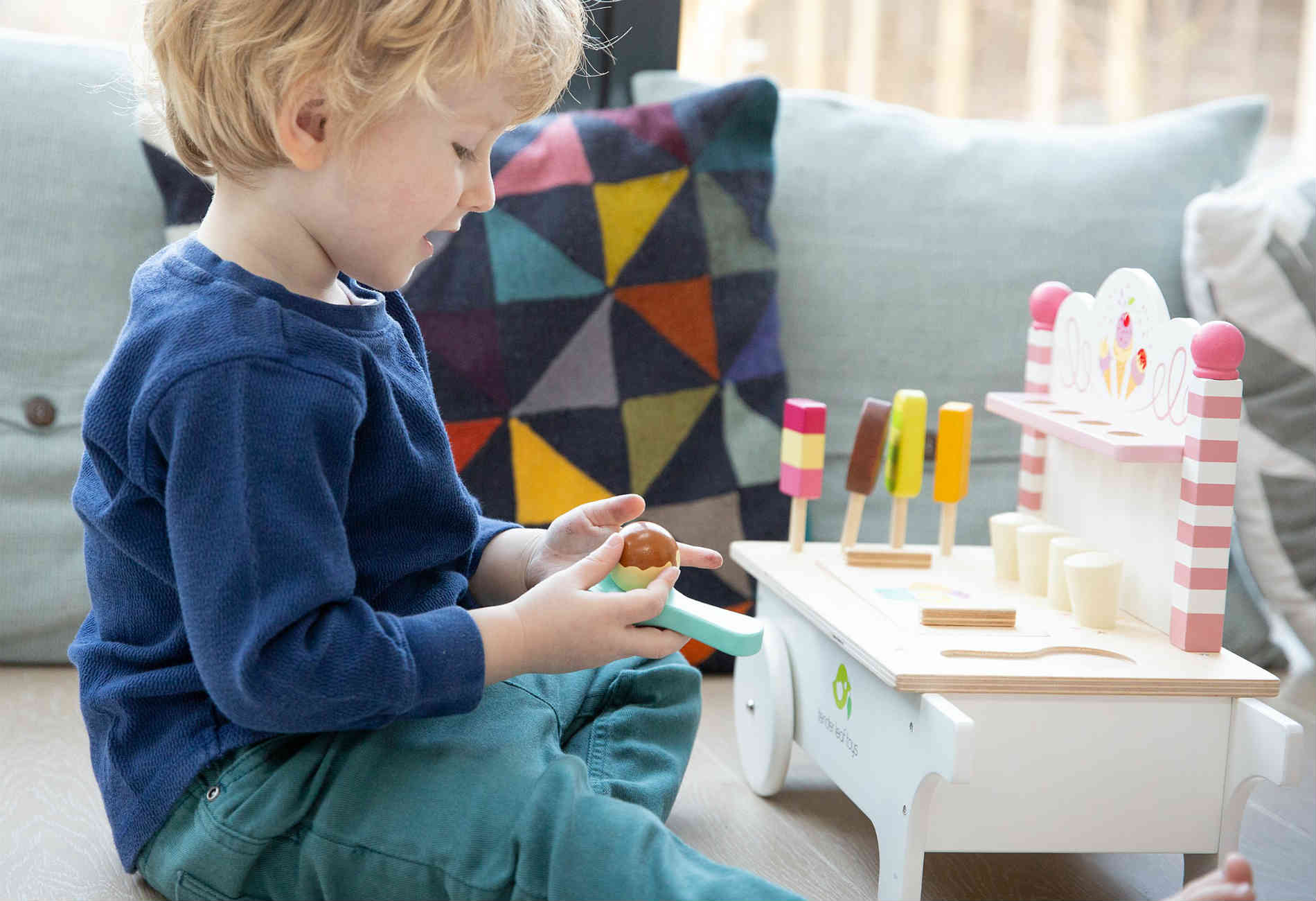 Buy the Tender Leaf Toys Ice Cream Cart KIDLY