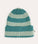 Organic Cotton Beanie - Jade Stripe