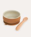 Suction Bowl & Spoon Set - Apricot Mix