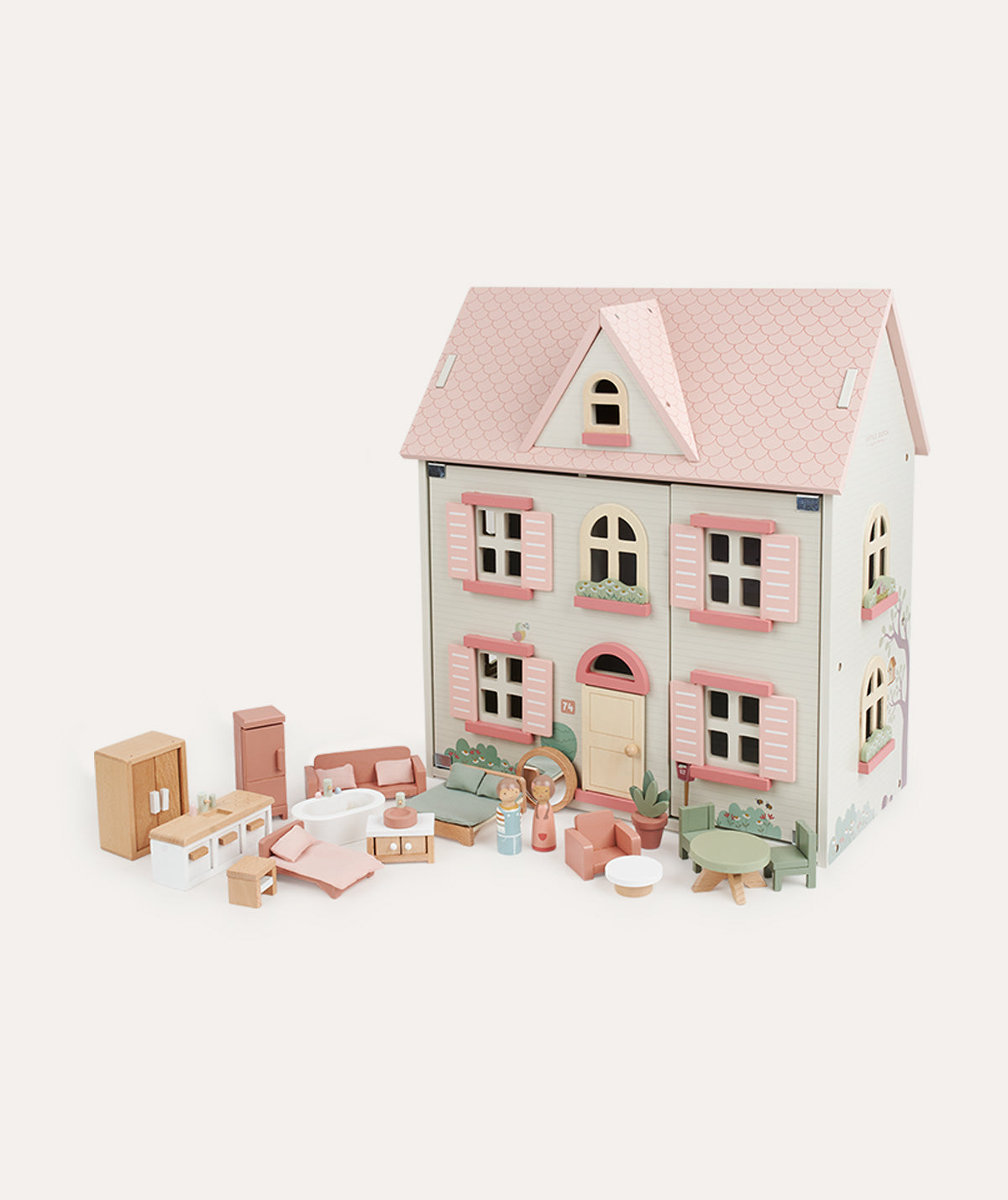 Buy the Pink Little Dutch Wooden Dollhouse | KIDLY