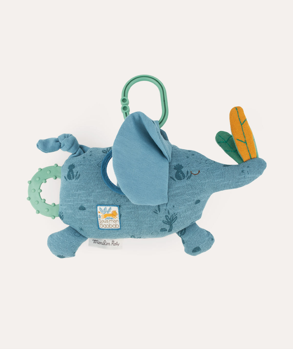 Buy the Blue Moulin Roty Activity Elephant KIDLY