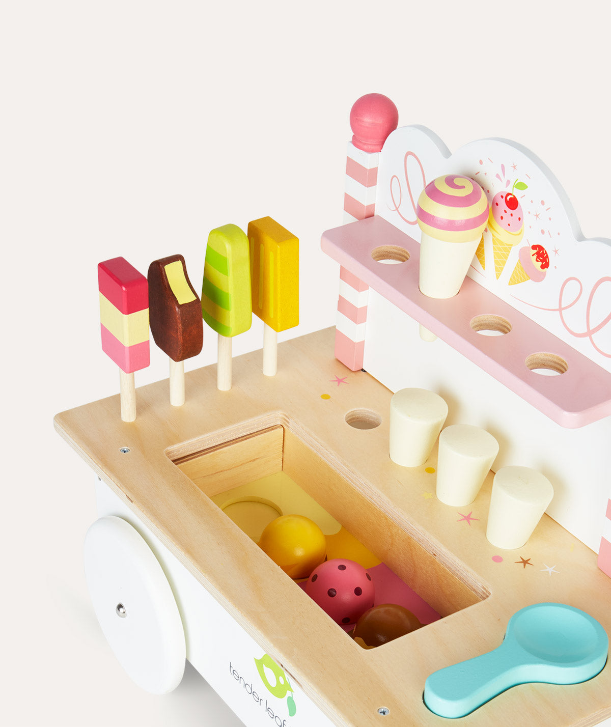 Buy the Tender Leaf Toys Ice Cream Cart | KIDLY